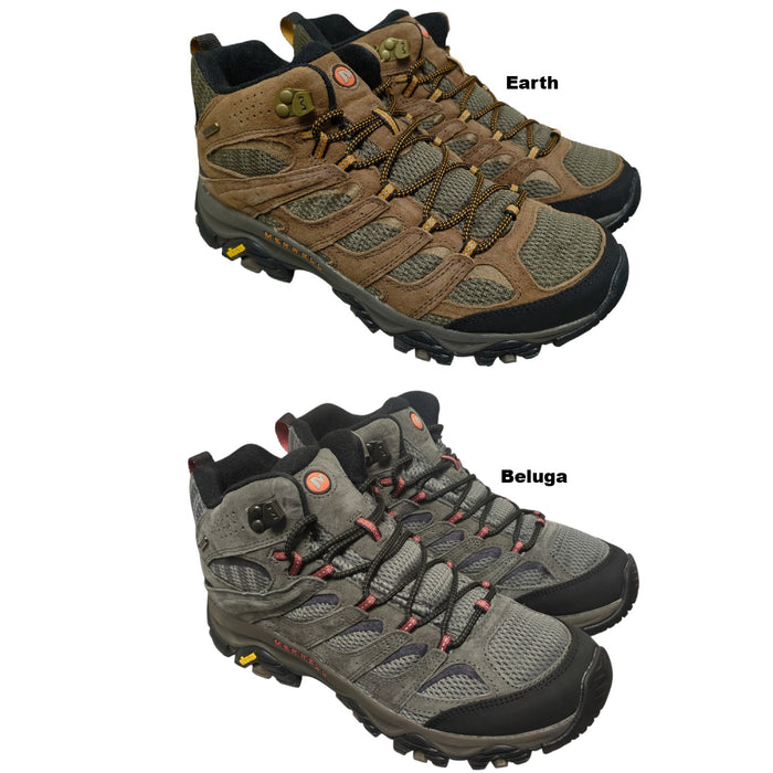 Merrell Men's Moab 3 Mid Rugged High Performance Waterproof Hiking Shoe
