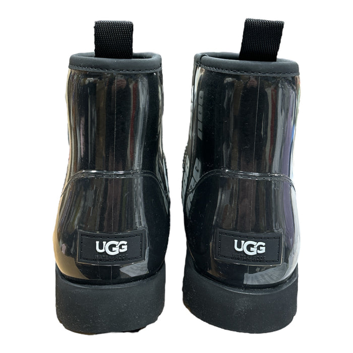 UGG Women's Pull On Waterproof Classic Clear Mini Rubber Boot