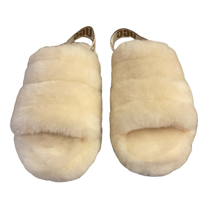 UGG Women's Fluff Yeah Slides Sheepskin Insole & Upper Slippers, 1095119