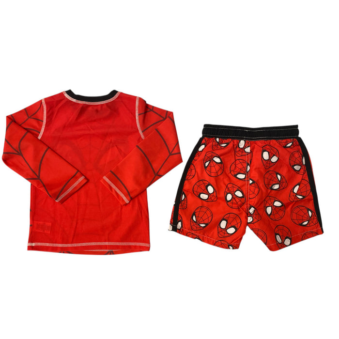 Character Toddler Boys 2-Piece Rashguard and Swim Trunk Set