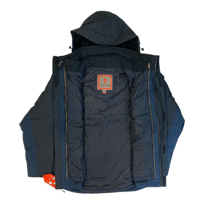 Free Country Men's Detachable Hood 3-In-1 Systems Jacket