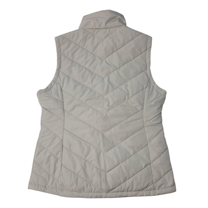 Free Country Women's Deep Zippered Pockets Stand Collar Quilted Vest