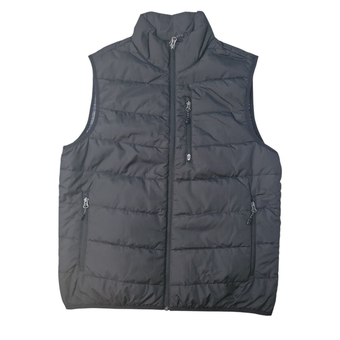 Free Country Men's Zippered Pockets Stand Collar Puffer Vest