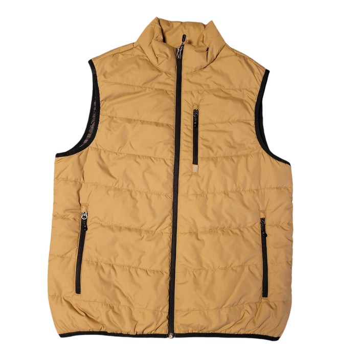 Free Country Men's Zippered Pockets Stand Collar Puffer Vest