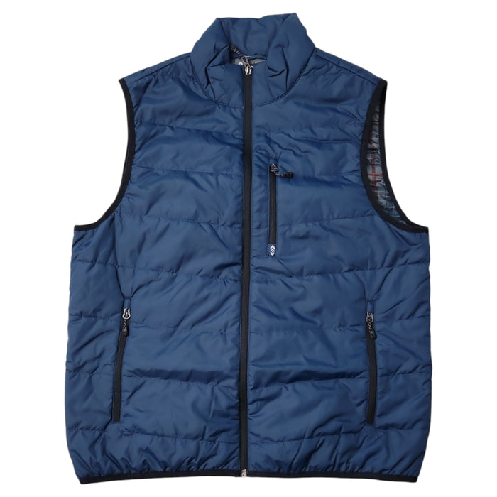 Free Country Men's Zippered Pockets Stand Collar Puffer Vest