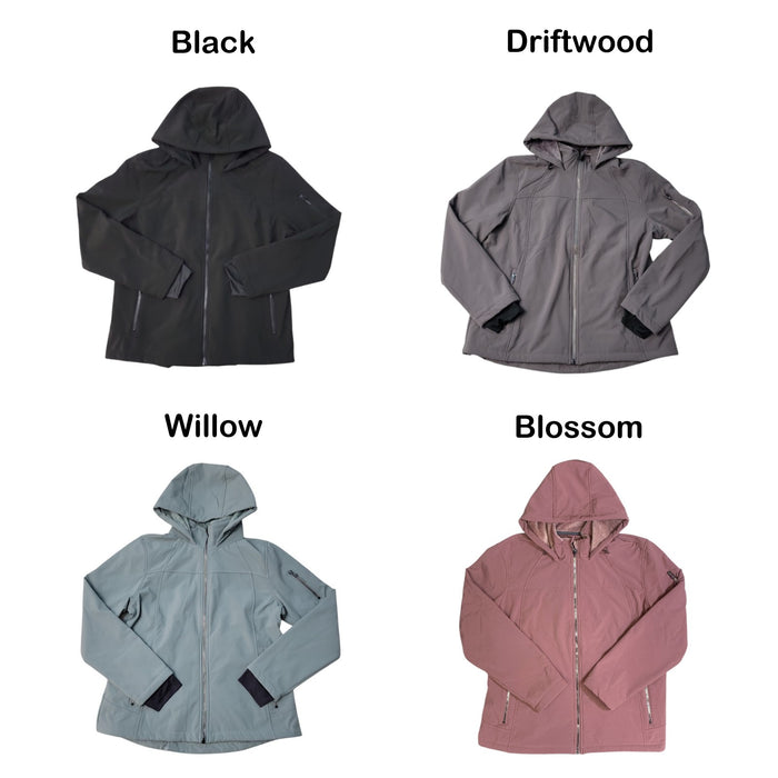 Free Country Women's Full Zip 3 Layer Super Soft Softshell Jacket