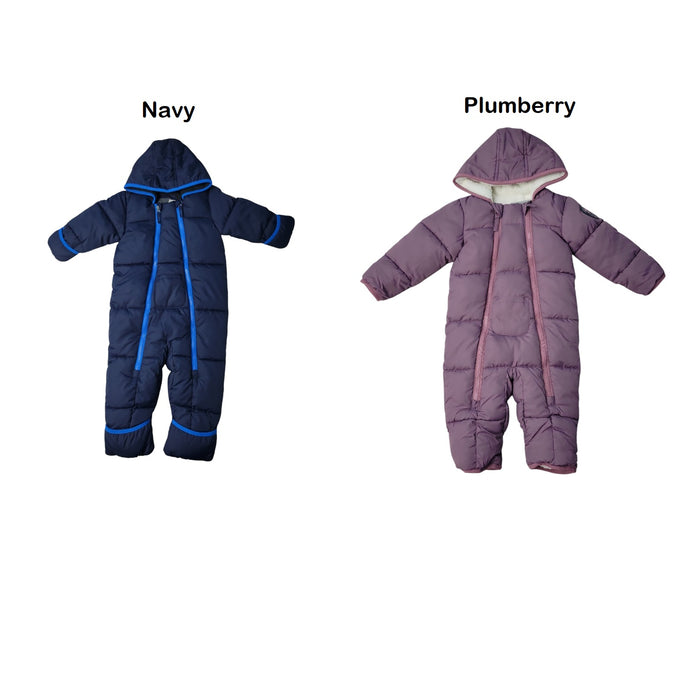 Free Country Baby Fold-over feet and hand mitts Hooded Snow Suit