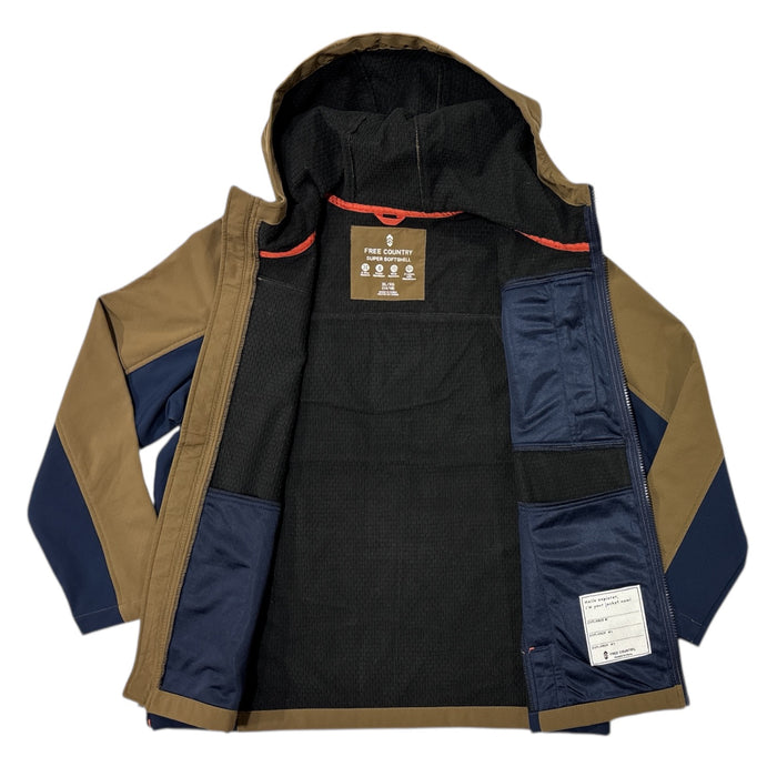 Free Country Boy's 4-Way Stretch Water & Wind Resistant Softshell Jacket