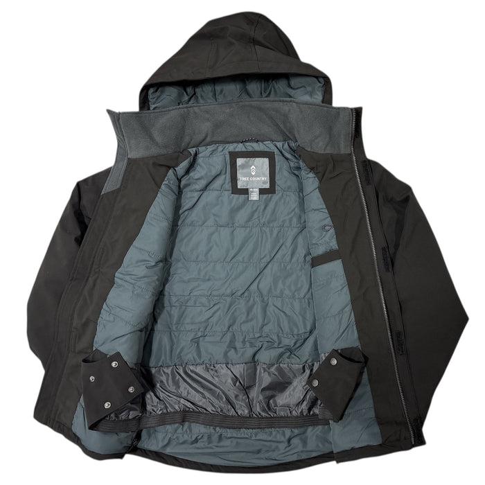 Free Country Men's 3 Bonded Layer Softshell Snow Jacket, 521-MOF2248S
