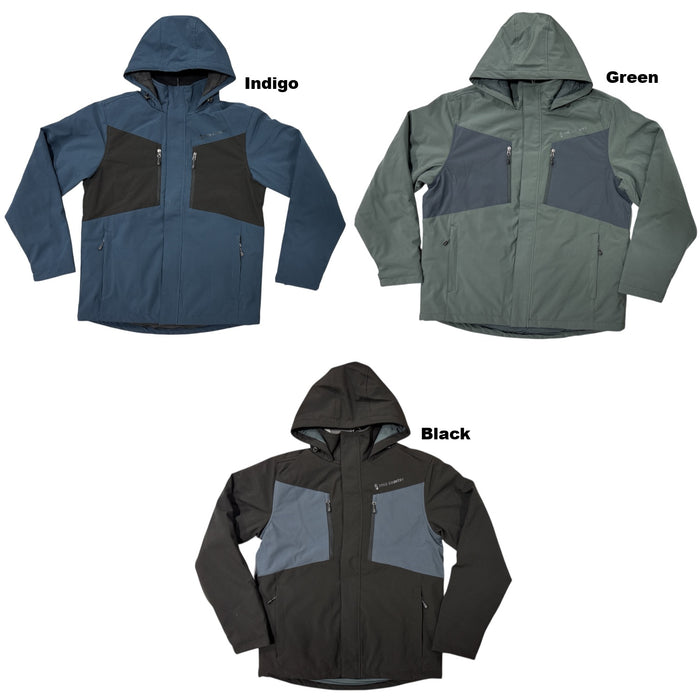 Free Country Men's 3 Bonded Layer Softshell Snow Jacket, 521-MOF2248S