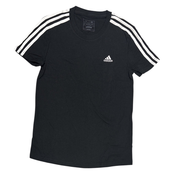 Adidas Women's 100% Cotton Essentials Slim 3-Stripes T-Shirt
