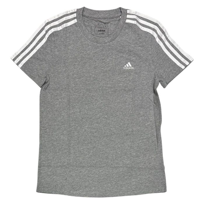 Adidas Women's 100% Cotton Essentials Slim 3-Stripes T-Shirt
