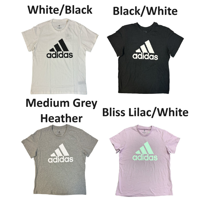 Adidas Women's Short Sleeve Graphic Print Crewneck Active T-Shirt