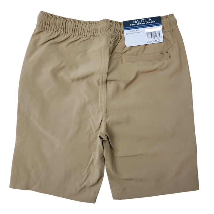 Nautica Boys Uniform Elastic Waistband Drawstring Closure Short