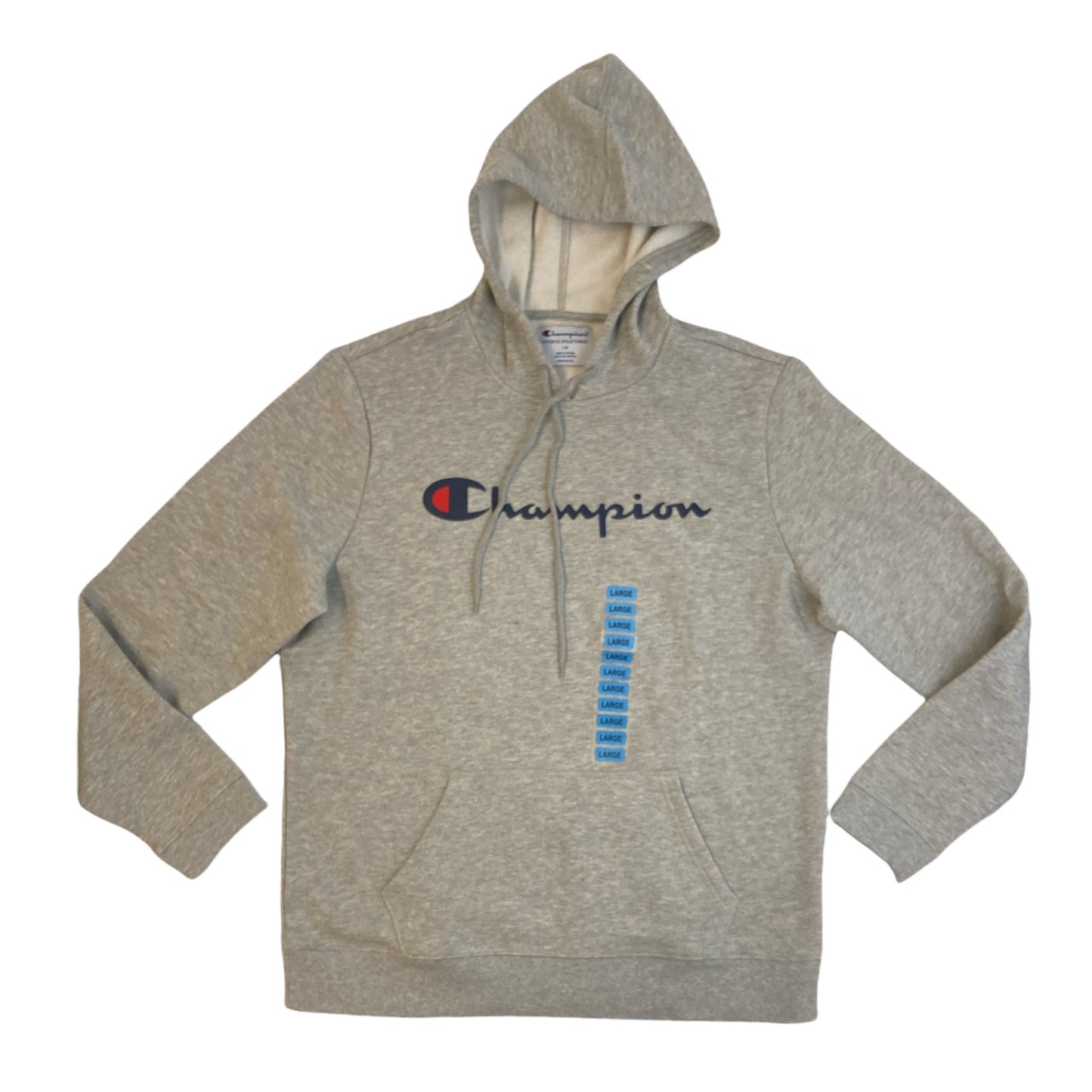 Champion Men's Pullover Graphic Script Fleece Hoodie, Kangaroo Pocket