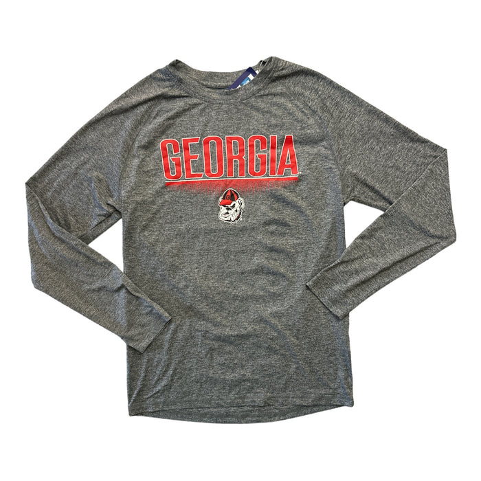 Champion Men's NCAA Graphic Printed Long Sleeve Crewneck Tee