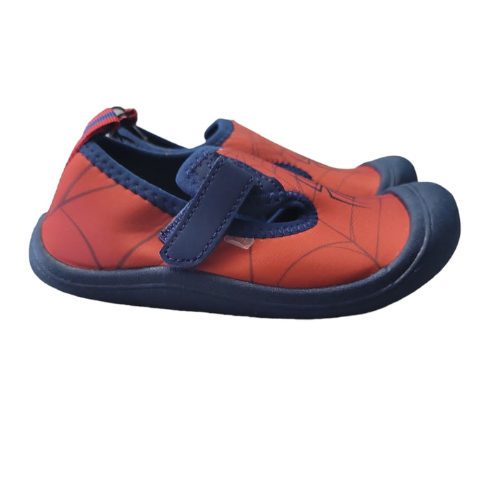 Ground Up Marvel Spiderman Boy's Pull On Velcro Water Shoe