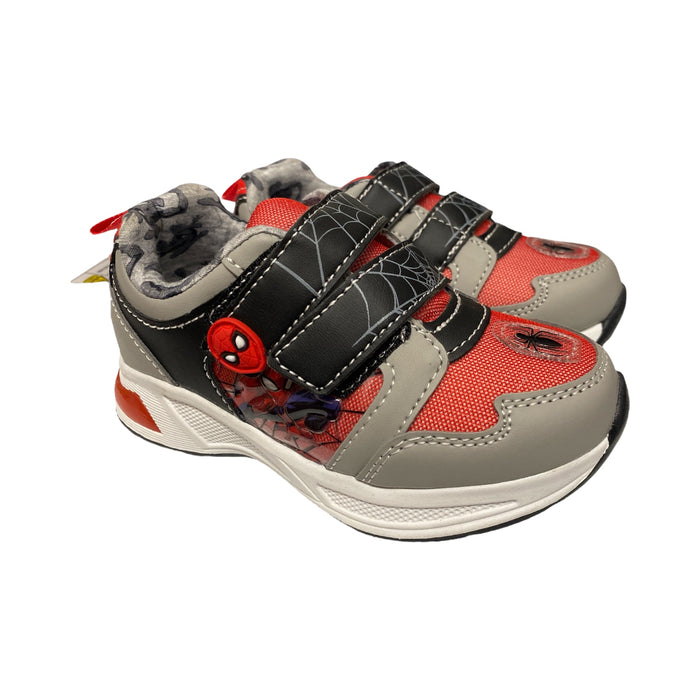 Ground Up Marvel Boy's Toddler Spiderman Light-Up Athletic Sneaker, ETML5029