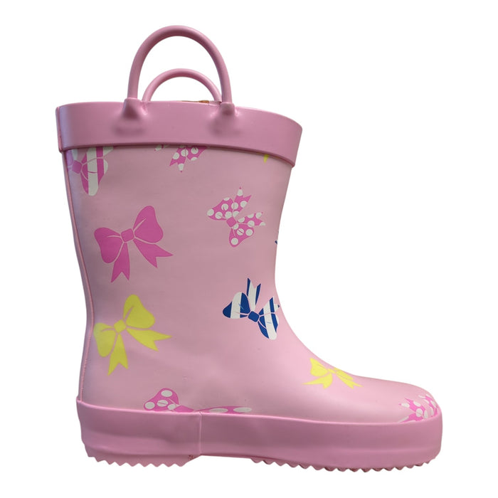 Member's Mark Toddler Girls Cotton Lined Rubber Rain Boot