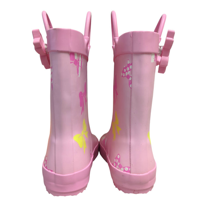 Member's Mark Toddler Girls Cotton Lined Rubber Rain Boot
