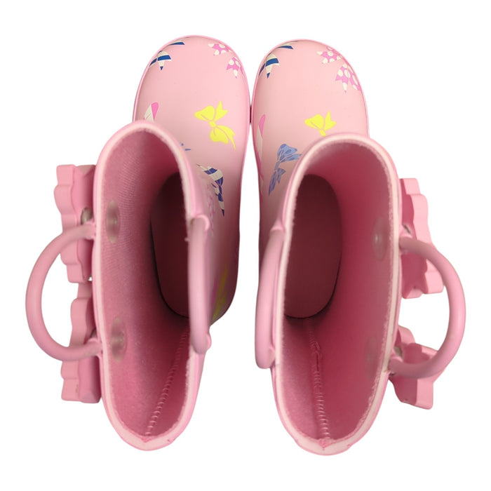 Member's Mark Toddler Girls Cotton Lined Rubber Rain Boot