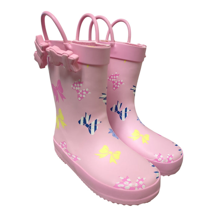 Member's Mark Toddler Girls Cotton Lined Rubber Rain Boot