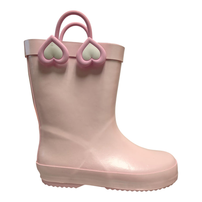 Member's Mark Toddler Girls Cotton Lined Rubber Rain Boot