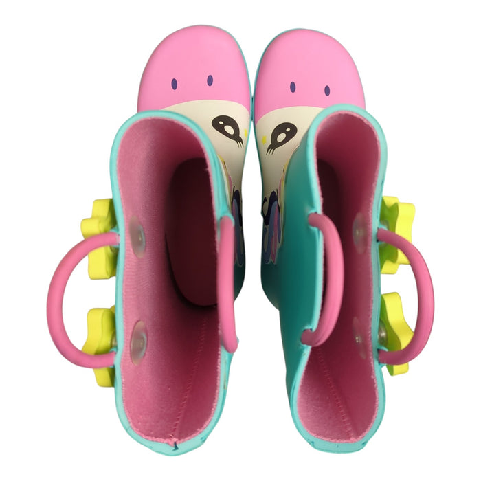 Member's Mark Toddler Girls Cotton Lined Rubber Rain Boot