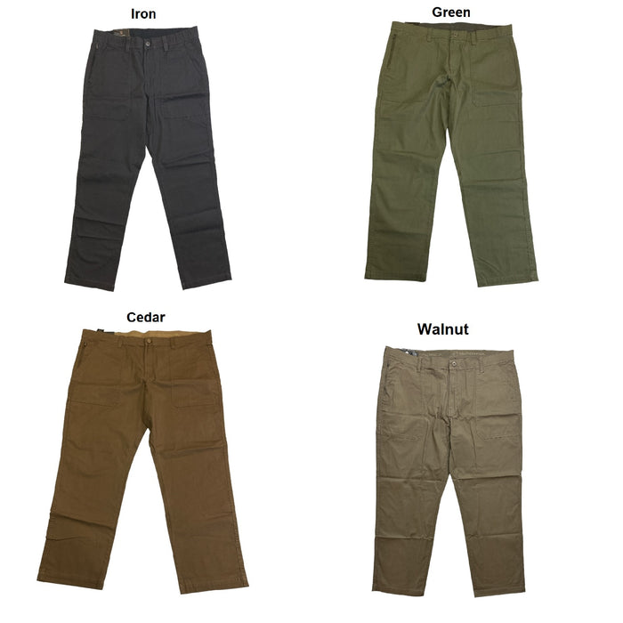 WP Weatherproof Men's Flex Waist Twill Trail Utility Pant, Straight Le ...