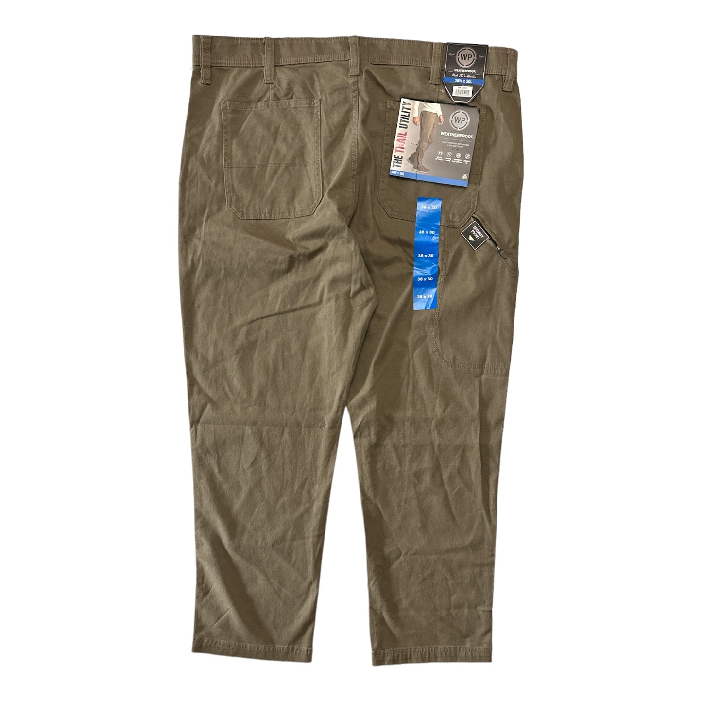 WP Weatherproof The Trail Utility Stretch Flex Waistband Straight Fit Pant
