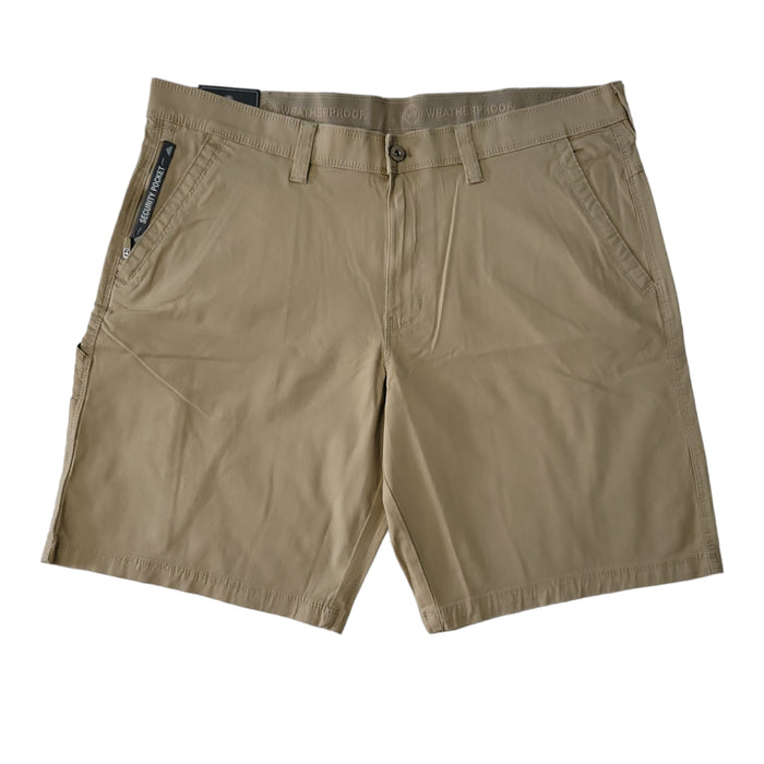 WP Weatherproof Men's 10" Inseam Security Pocket Stretch Fabric Trail Utility Short