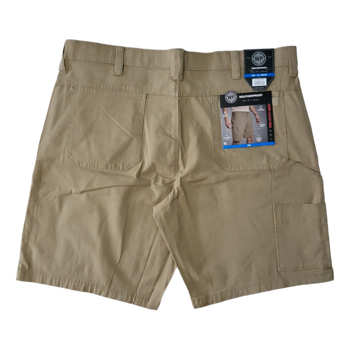 WP Weatherproof Men's 10" Inseam Security Pocket Stretch Fabric Trail Utility Short