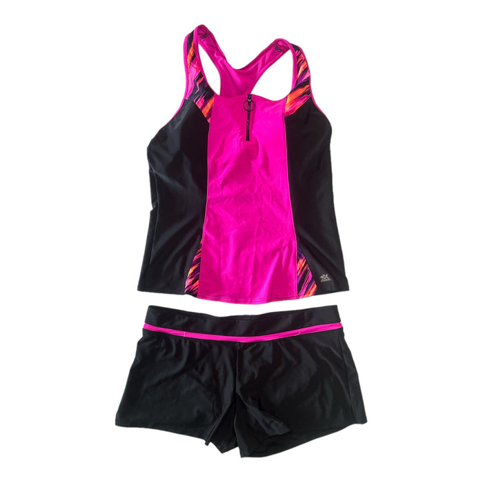 ZeroXposur Women's Piece Scuba Tankini Shorts Swimsuit Set