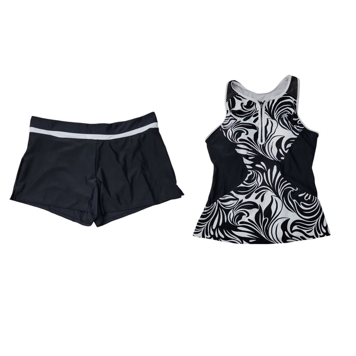 ZeroXposur Women's UPF Sun Protection 2-Piece Scuba Tankini Set