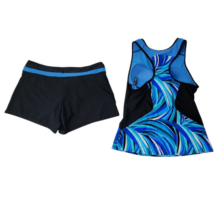 ZeroXposur Women's UPF Sun Protection 2-Piece Scuba Tankini Set