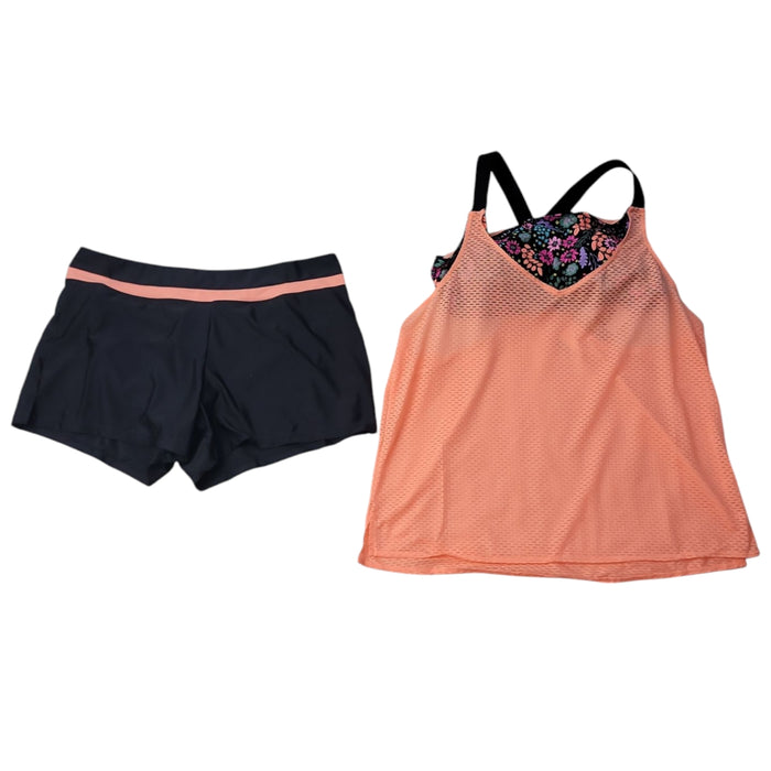 ZeroXposur Women's 2-Piece Wide Strap 2For Tankini Set