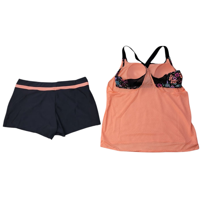 ZeroXposur Women's 2-Piece Wide Strap 2For Tankini Set