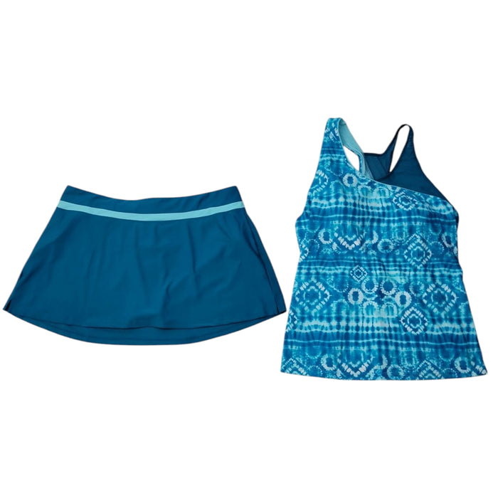 ZeroXposur Women's 2-Piece Scuba Style Tankini & Skirt Set