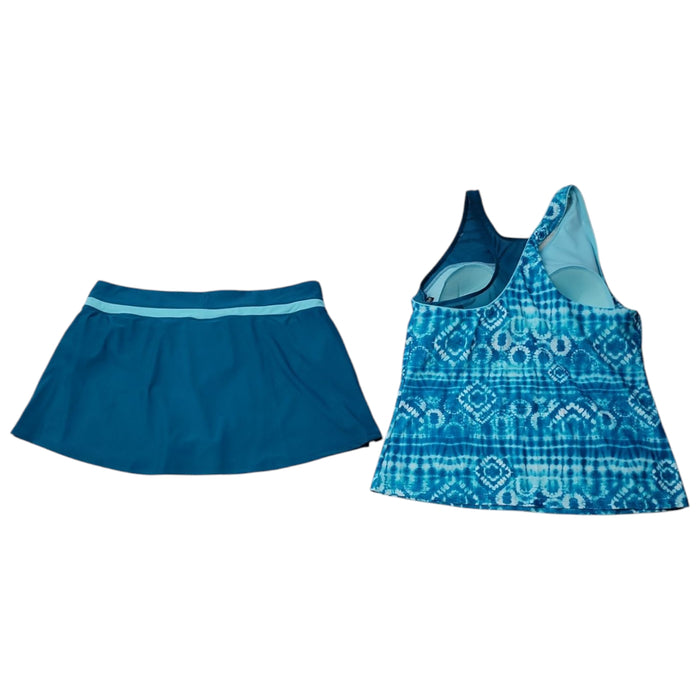 ZeroXposur Women's 2-Piece Scuba Style Tankini & Skirt Set