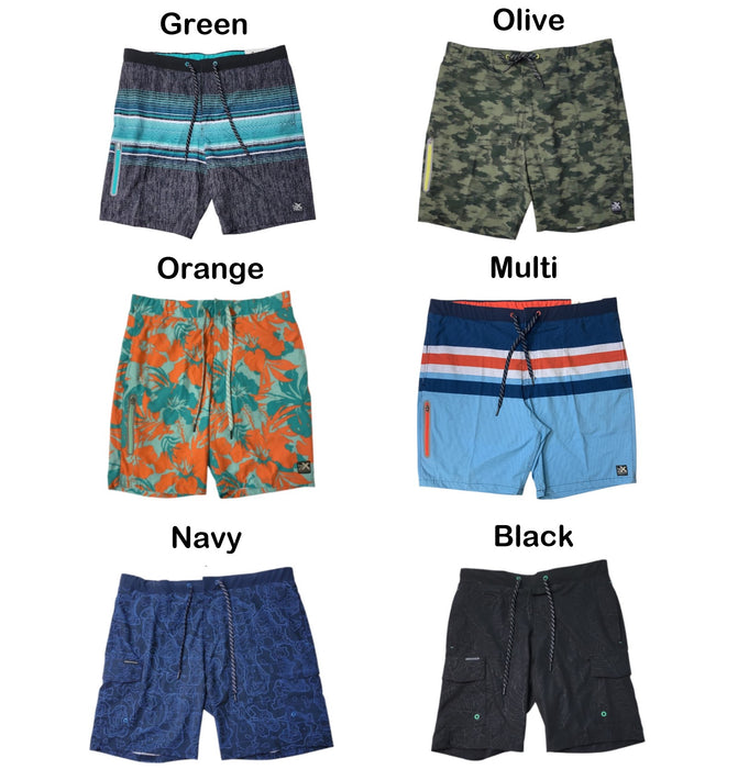 ZeroXposur Men's UPF 50+ Sun Protection Swim Trunk