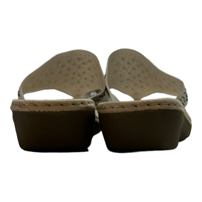 Cliffs By White Mountain Women's Cushioned Insole Bling Wedge Sandal