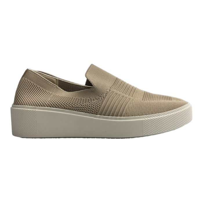 White Mountain Women's All Day Comfort Easy Slip-On Knit Sneaker