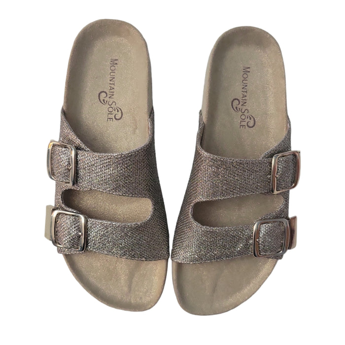 Mountain Sole Women's Double Buckle Easy Slide On Sandal