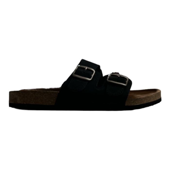 Mountain Sole Women's Double Buckle Easy Slide On Sandal