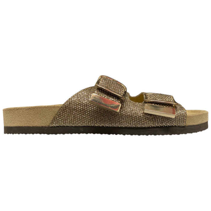 Mountain Sole Women's Double Buckle Easy Slide On Sandal