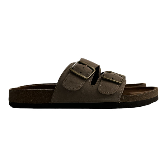 Mountain Sole Women's Double Buckle Easy Slide On Sandal