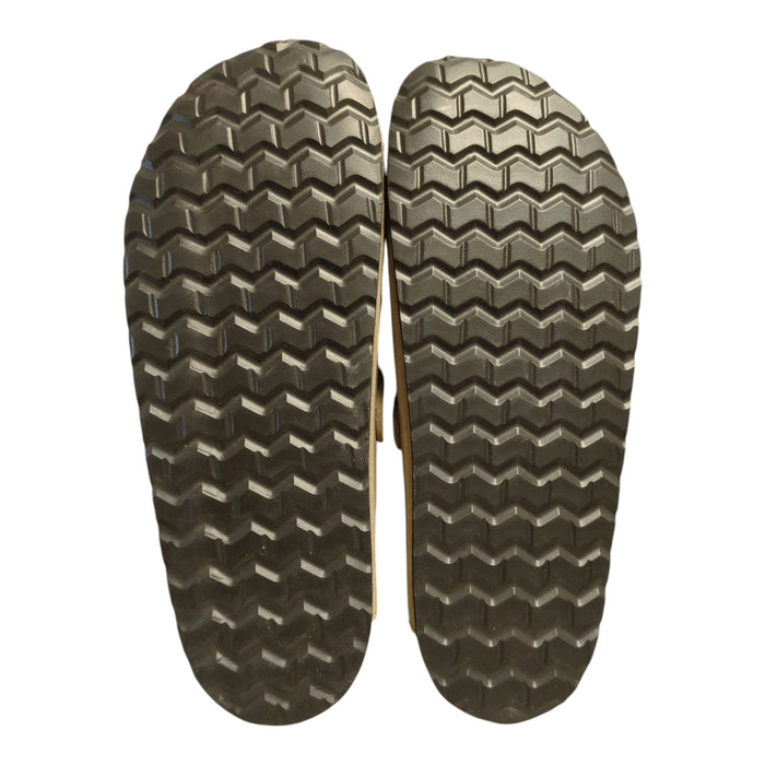 White Mountain Women's Genuine Suede Adjustable Buckle Slip-on Clog