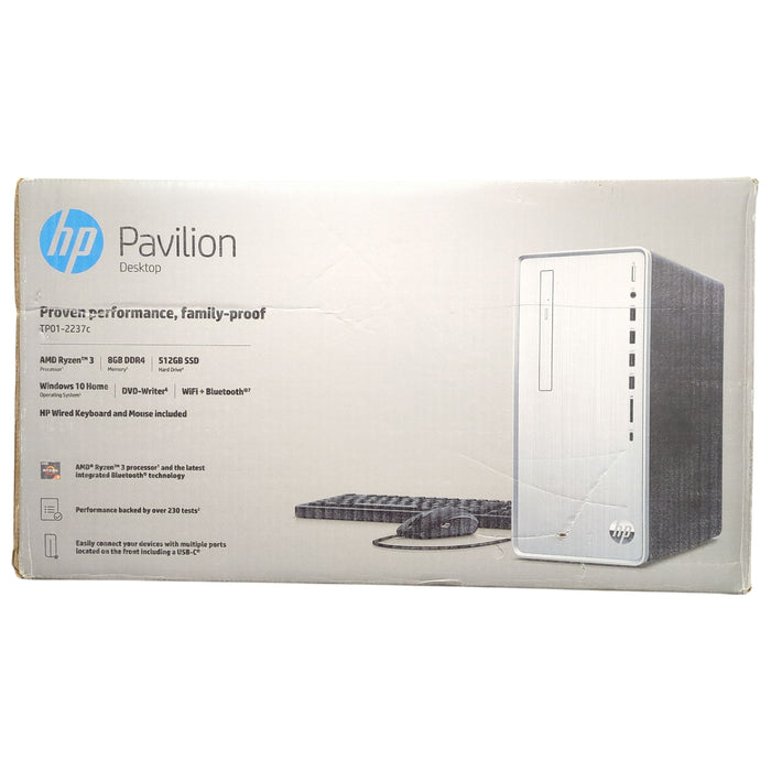 HP Pavilion, AMD Ryzen 3 5300G, 8GB Ram, 512GB SSD, AMD Radeon, TP01-2237c