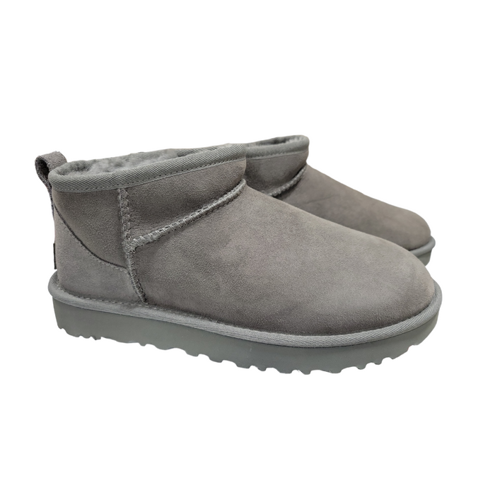 UGG Women's Classic Ultra Mini 3.5" Shaft Suede & Sheepskin Lined Boot