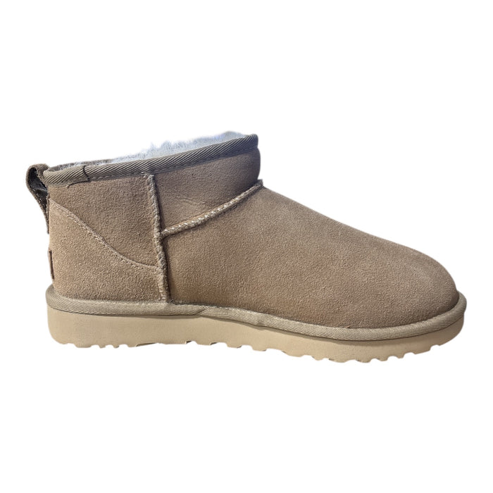 UGG Women's Classic Ultra Mini 3.5" Shaft Suede & Sheepskin Lined Boot